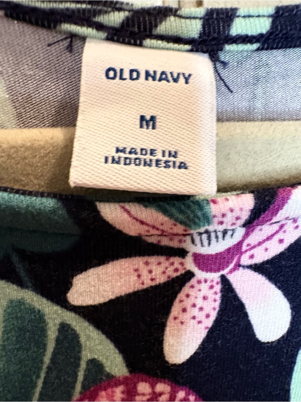 Old Navy Midi Dress with Pink Floral Print - Picture 2 of 6